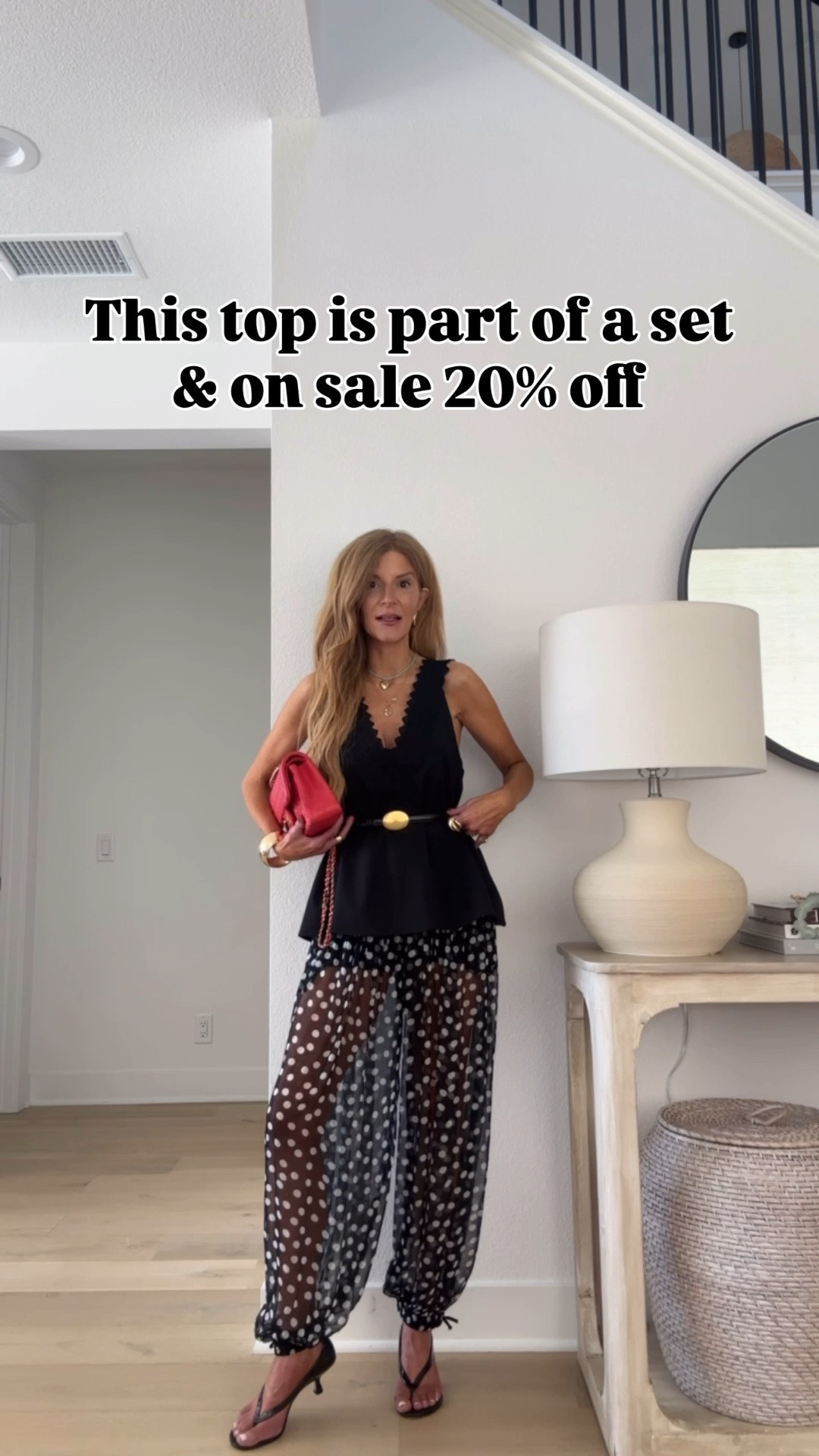 Comfiest balloon pants- wearing xs and this dissh top is on sale. Has matching shorts too! Jelly sandals on sale run tts

#LTKootd #LTKOver40 #LTKSaleAlert