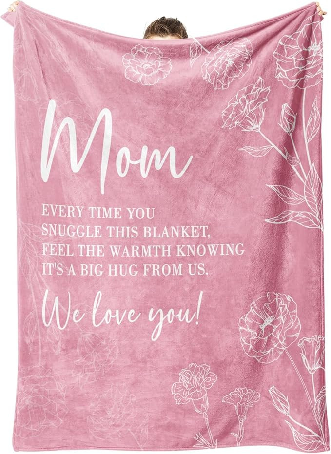 Amazon.com: GiltGlimmer Gifts for Mom Mothers Day, Mom Birthday Gifts Blanket, Moms Gift for Wome... | Amazon (US)
