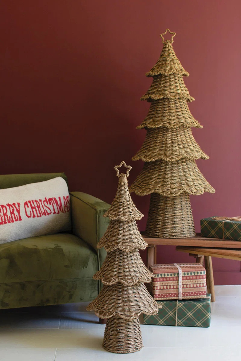 Set of Two Woven Vine Christmas Trees (Set of 2) | Wayfair North America
