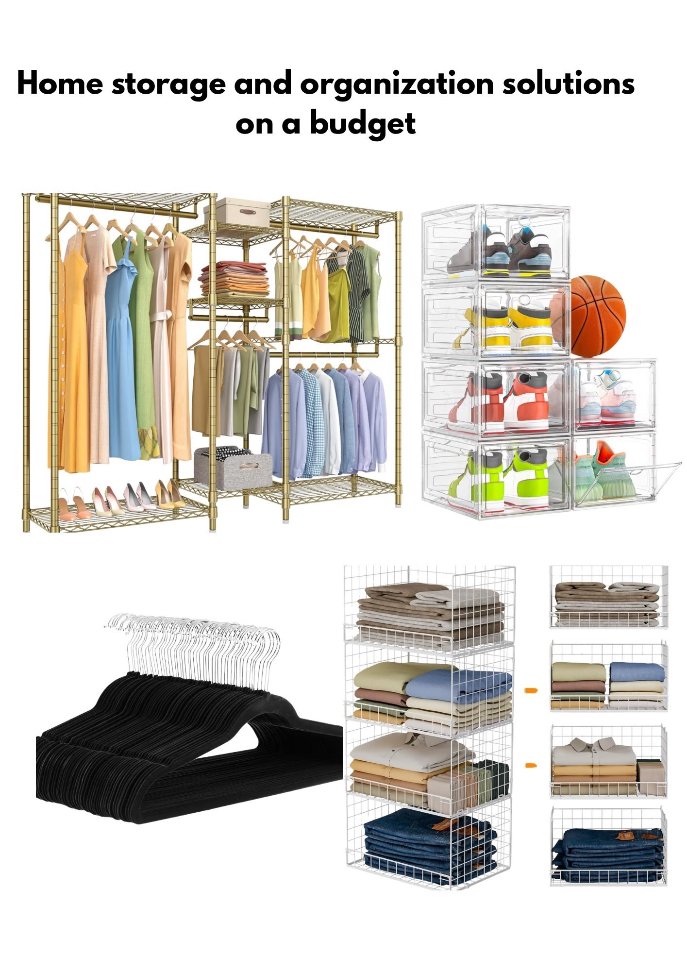 Amazon storage and organization solutions on a budget!

#LTKHome #LTKSaleAlert #LTKKids