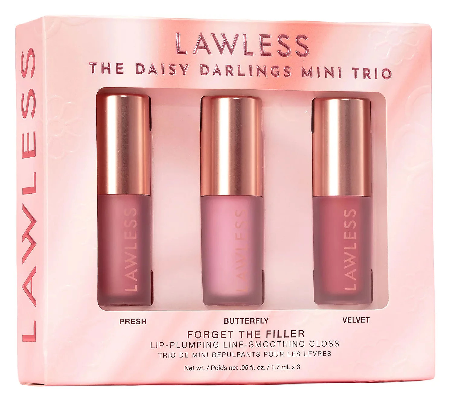Lawless Forget the Filler Mini Daisy Darlings Trio | QVC