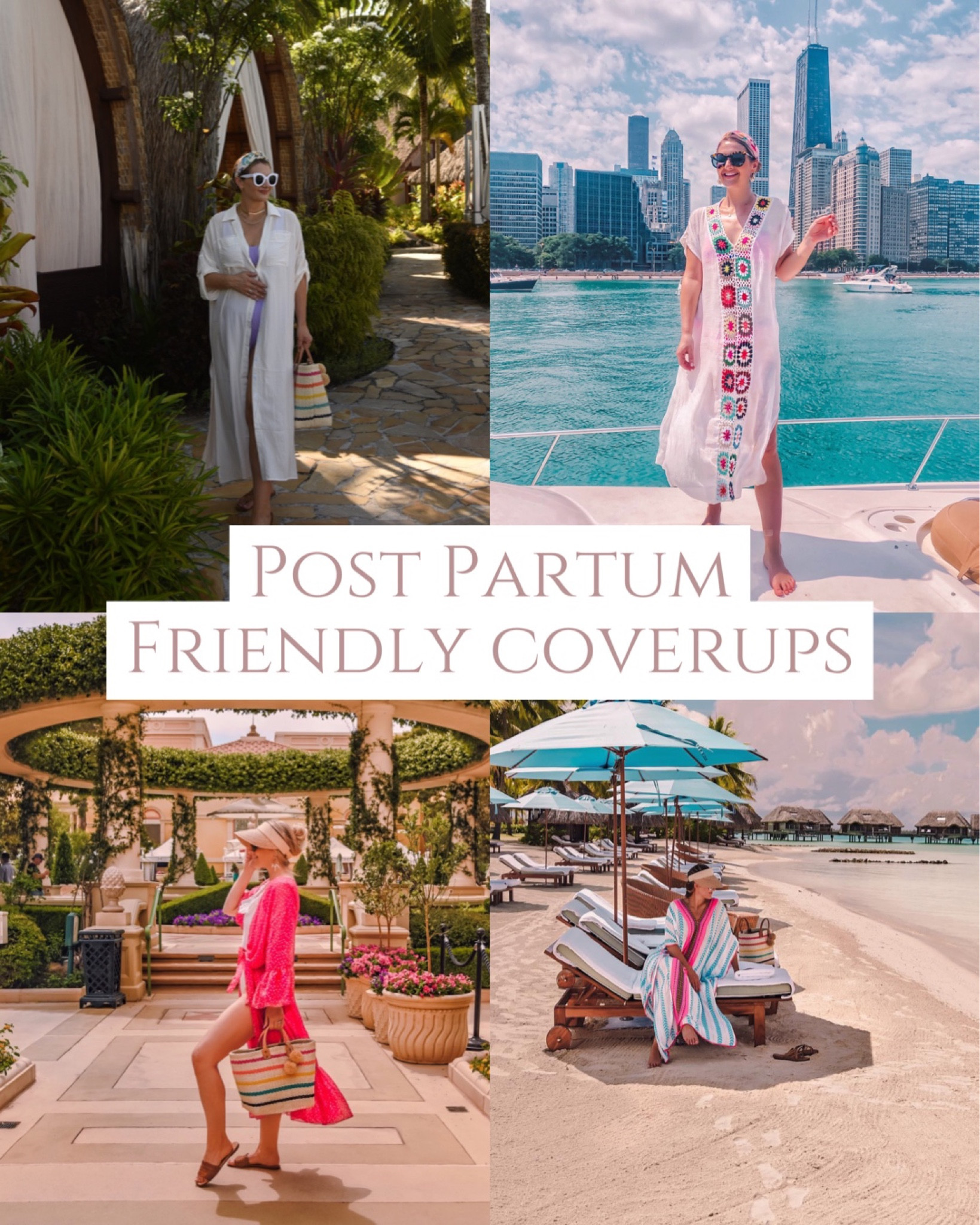 Post partum and bump friendly beach and vacation coverup dresses 

#LTKunder100 #LTKswim #LTKbump