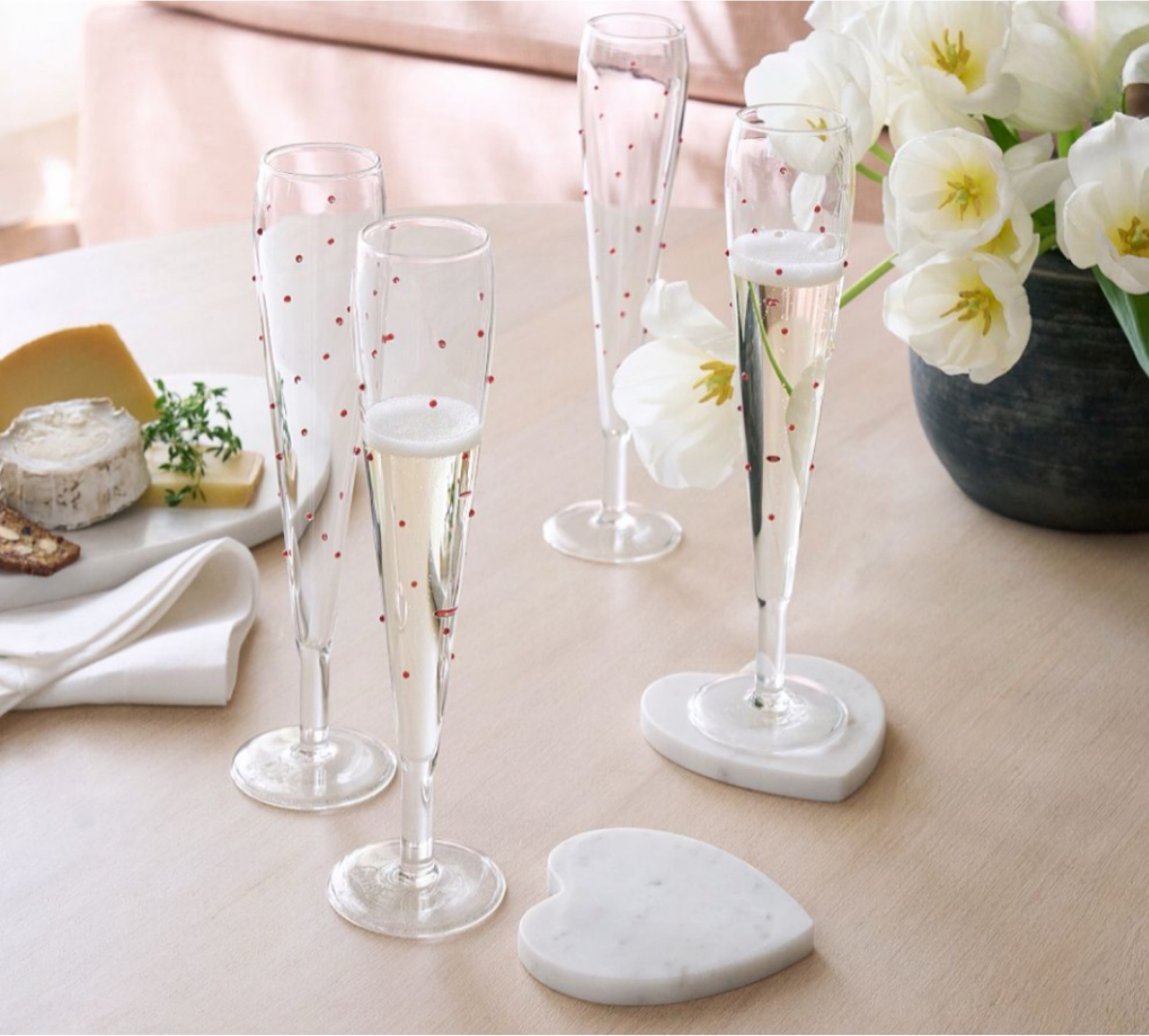 Heart coasters & Valentine flutes
🤍

#LTKstyletip #LTKfamily #LTKhome