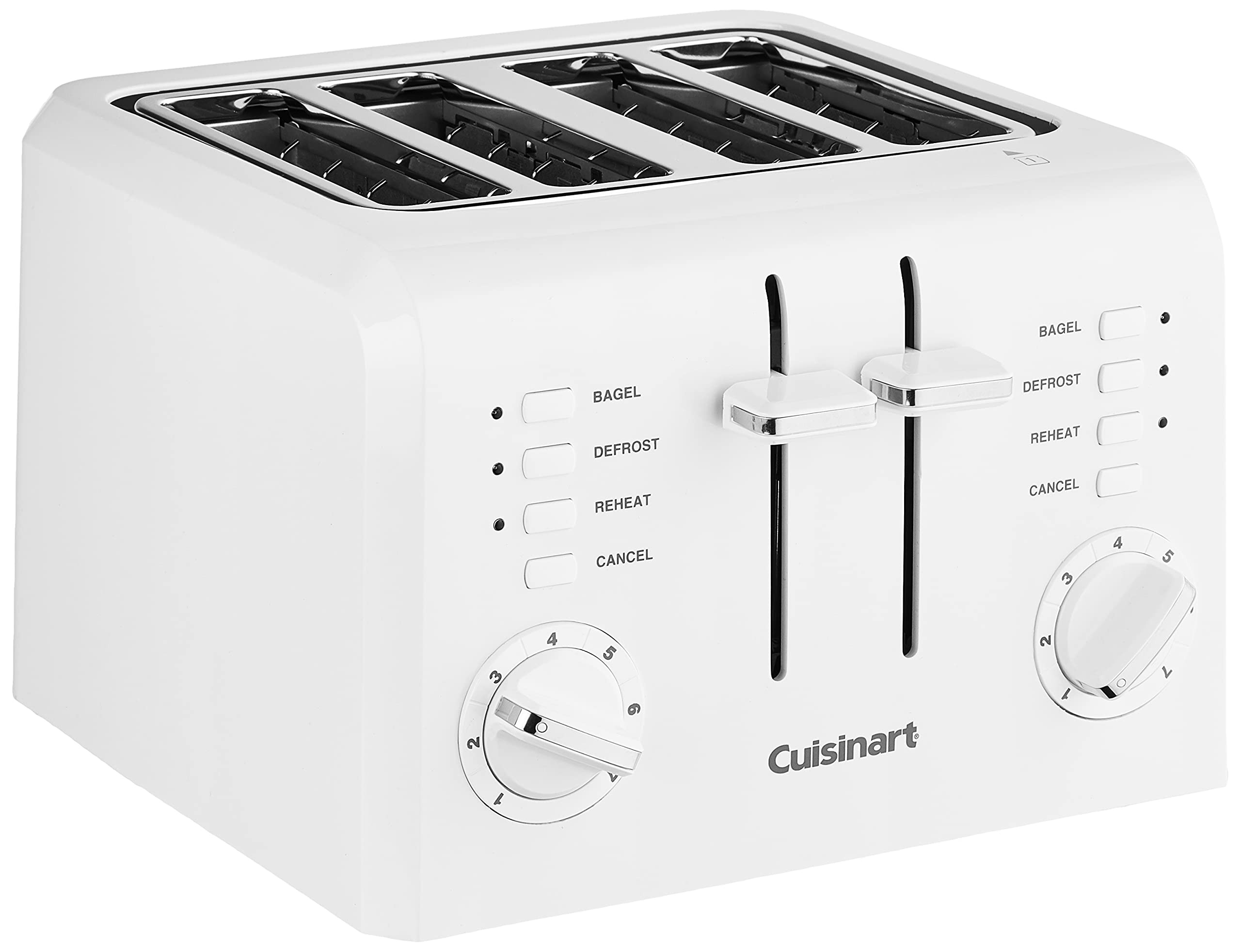 Cuisinart CPT-142P1 4-Slice Compact Plastic Toaster, White | Amazon (US)