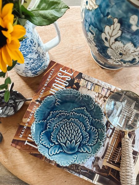 Blue flower plate and floral ginger jar

#LTKhome #LTKSeasonal #LTKstyletip