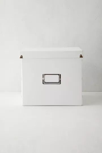 Vinyl Lidded Storage Box | Urban Outfitters (US and RoW)