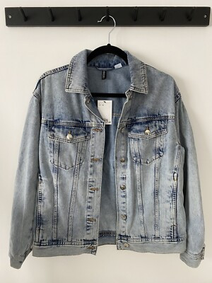 H&M oversized denim jacket | eBay UK