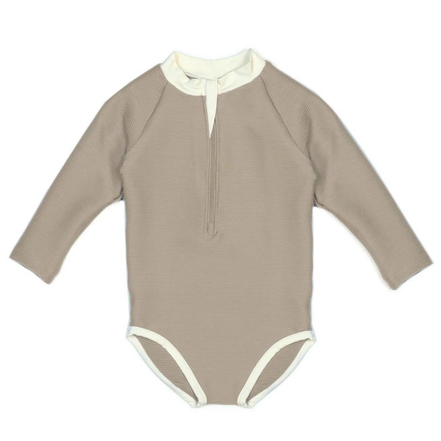 Rashguard Swimsuit, Pebble | SpearmintLOVE