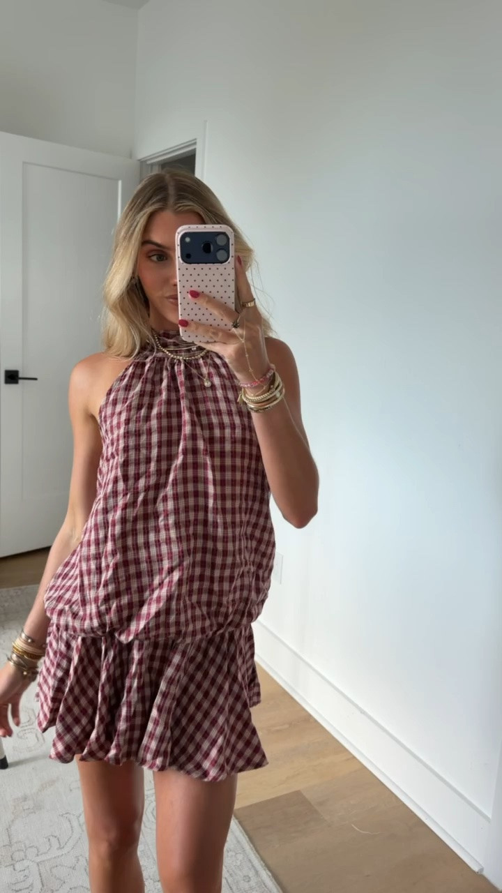 Amazon size XS SOLY HUX Women's Plaid Halter Mini Dress Ruffle Bubble Hem Going Out Dress
Gingham Dress, Y2k Dresses, Backless Dress, Tie Back, Sleeveless, Mini Dress with Shorts

#LTKootd #LTKSaleAlert #LTKSeasonal