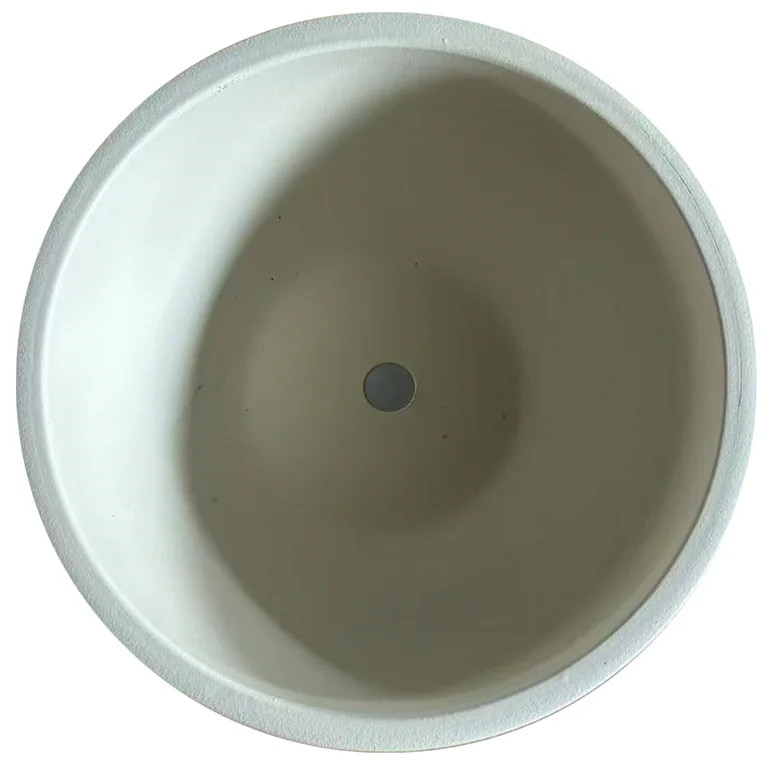 Better Homes & Gardens Medium 12in Diameter Round Dune White Bowl Ceramic Planter | Walmart (US)