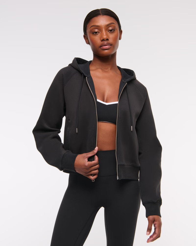YPB neoKNIT MAX Full-Zip Hoodie | Abercrombie & Fitch (US)