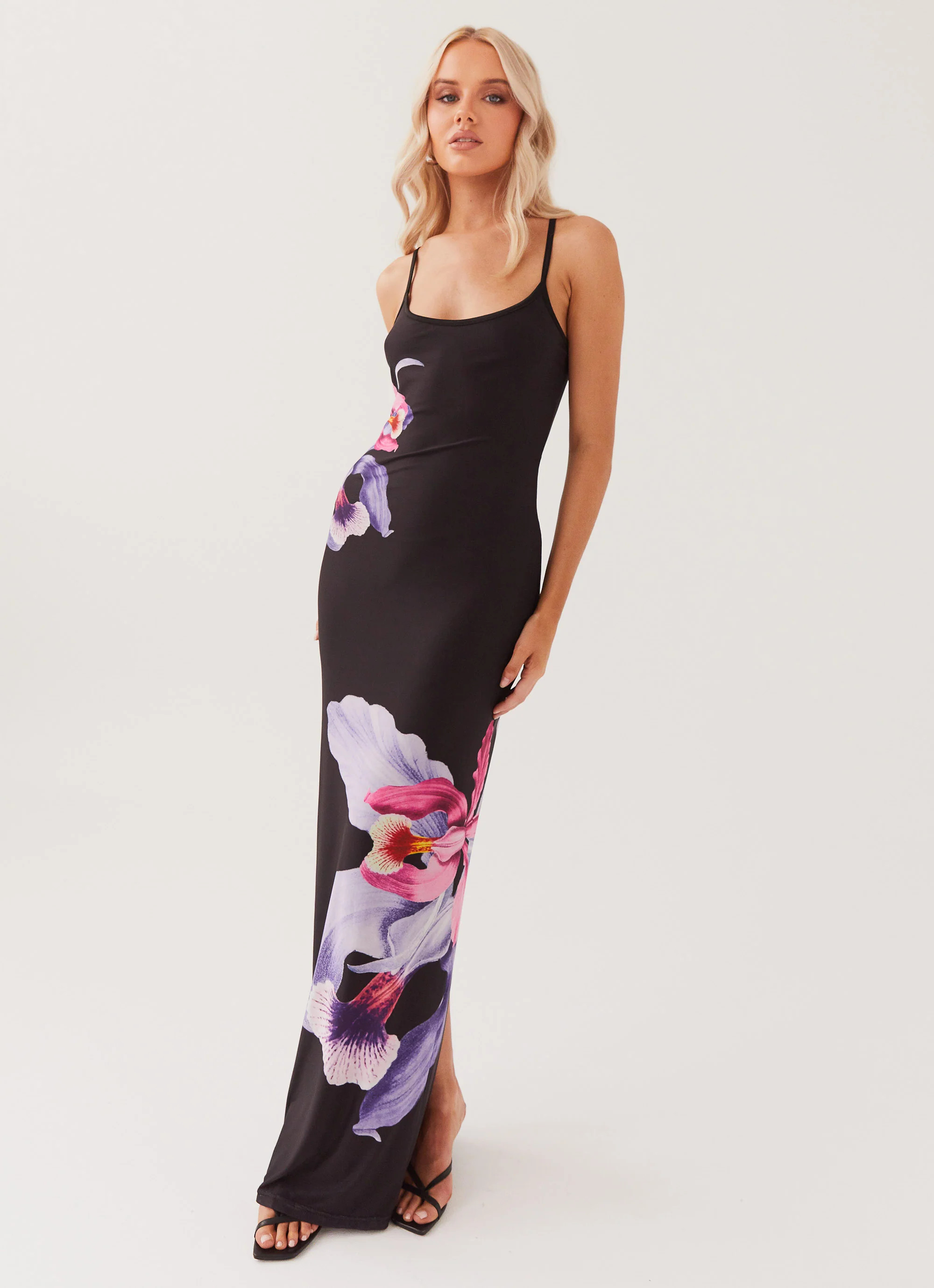 Bad News Mesh Maxi Dress - Black Tulip | Peppermayo (Global)