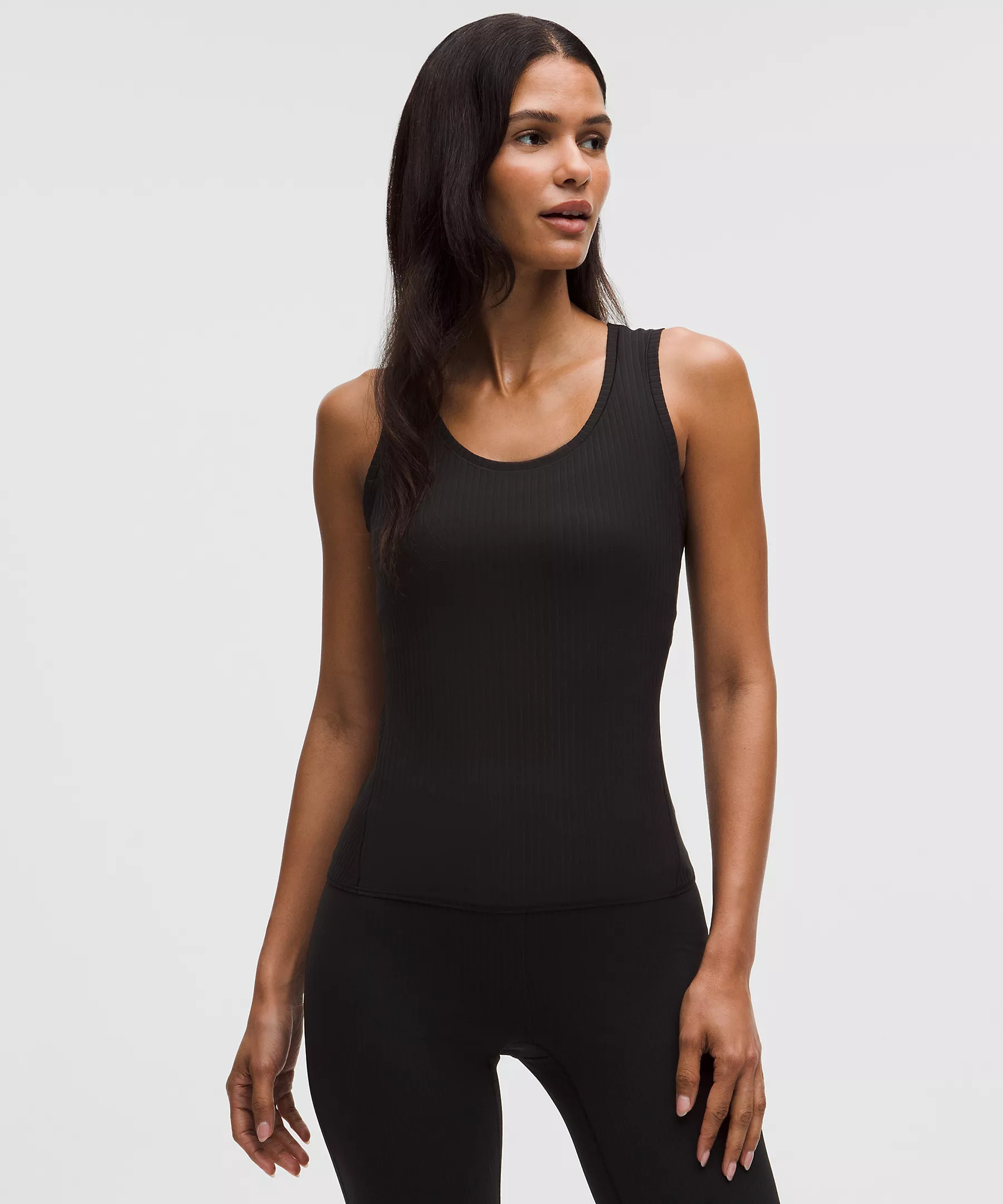 Wundermost Ultra-Soft Ribbed Nulu Scoop-Neck Tank Top | Lululemon (US)