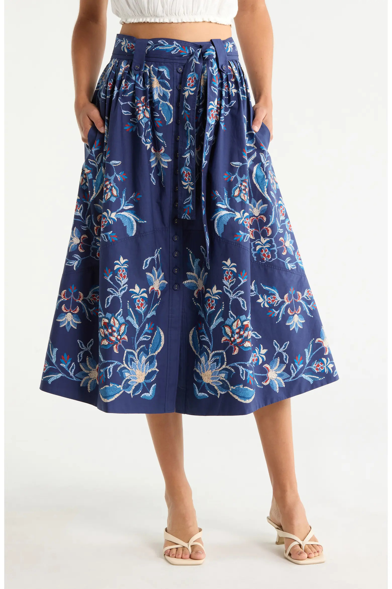 Winter Loom A-Line Midi Skirt (Women) | Nordstrom | Nordstrom