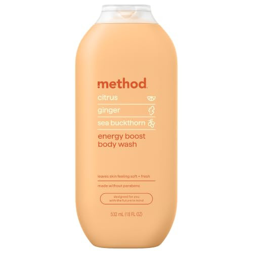 Method Body Wash, Energy Boost, 18 Fl Oz (Pack of 12) | Amazon (US)