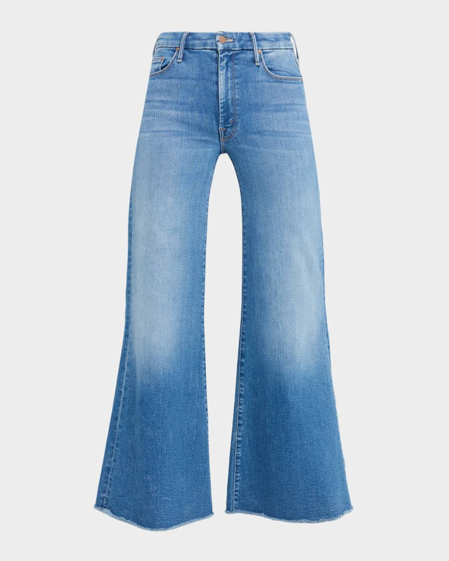 MOTHER The Roller Wide-Leg Jeans | Neiman Marcus
