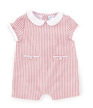 x The Broke Brooke Baby Boys 3-24 Months Jensen Woven Stripe Romper | Dillard's