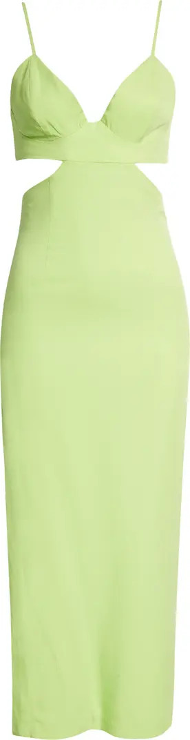 Cutout Sleeveless Midi Dress | Nordstrom