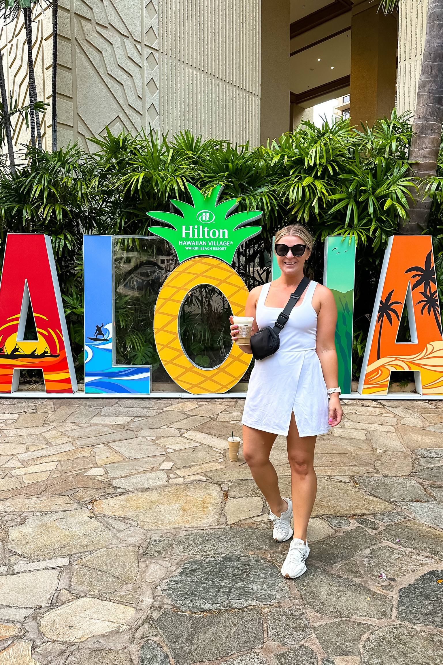 Morning coffee run in my tennis dress from Target. So stinkin cute. I sized up to a medium. I have room but wouldn’t want a small for the chest area. 

#LTKtravel #LTKunder50 #LTKFitness