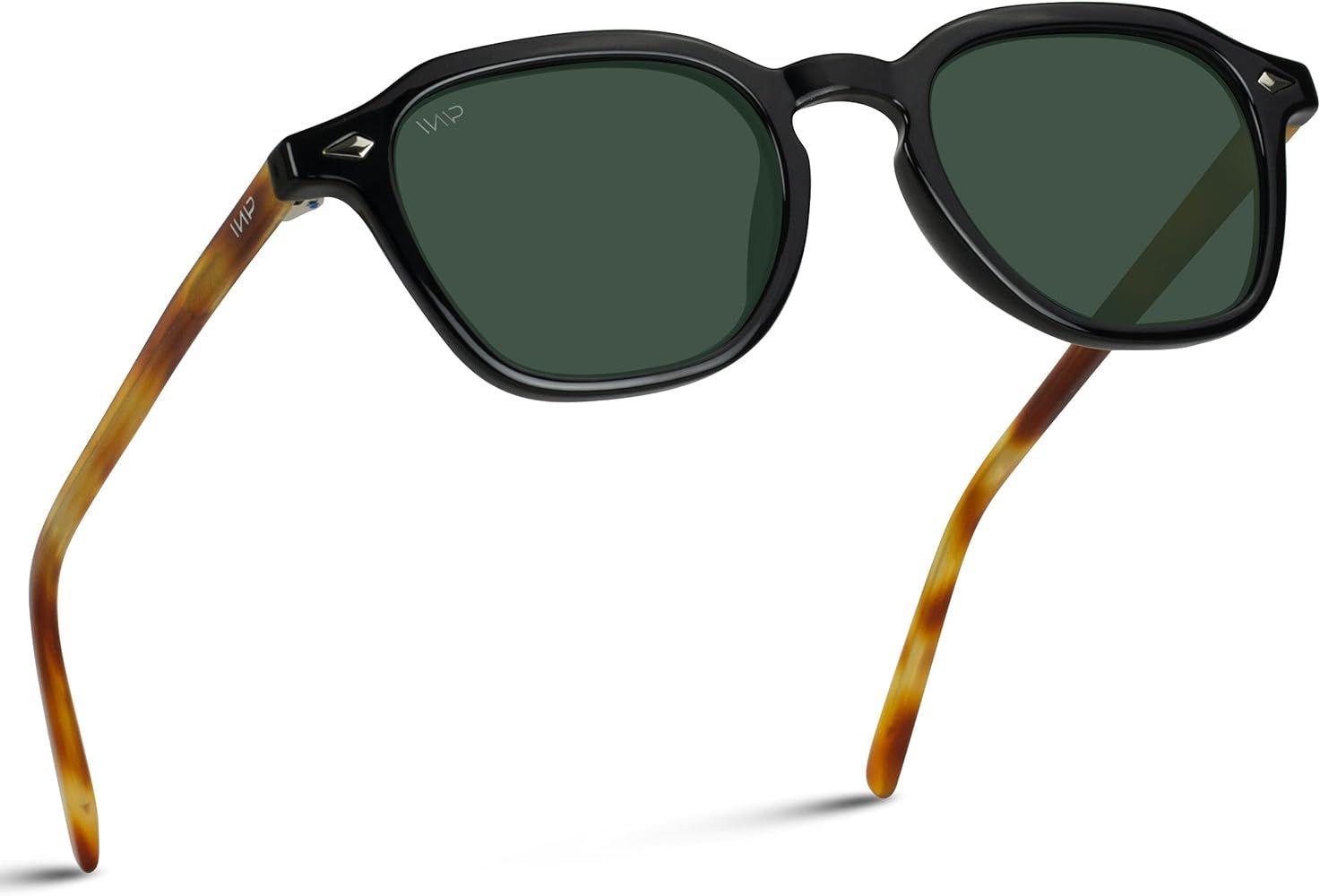 WearMe Pro - Small Geometric Polarized Sunglasses | Amazon (US)