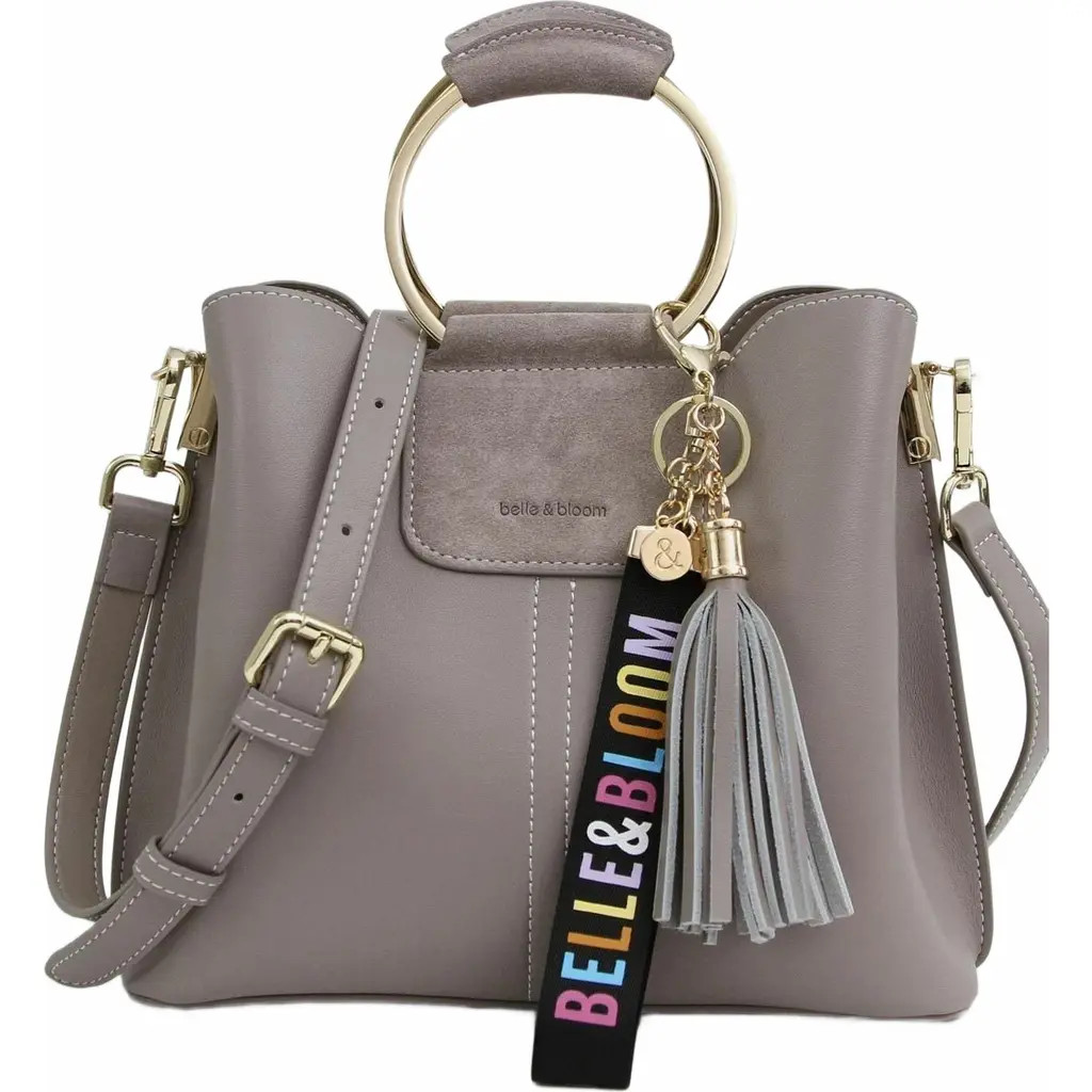 Belle & Bloom Twilight Leather Cross Body Bag in Grey at Nordstrom | Nordstrom