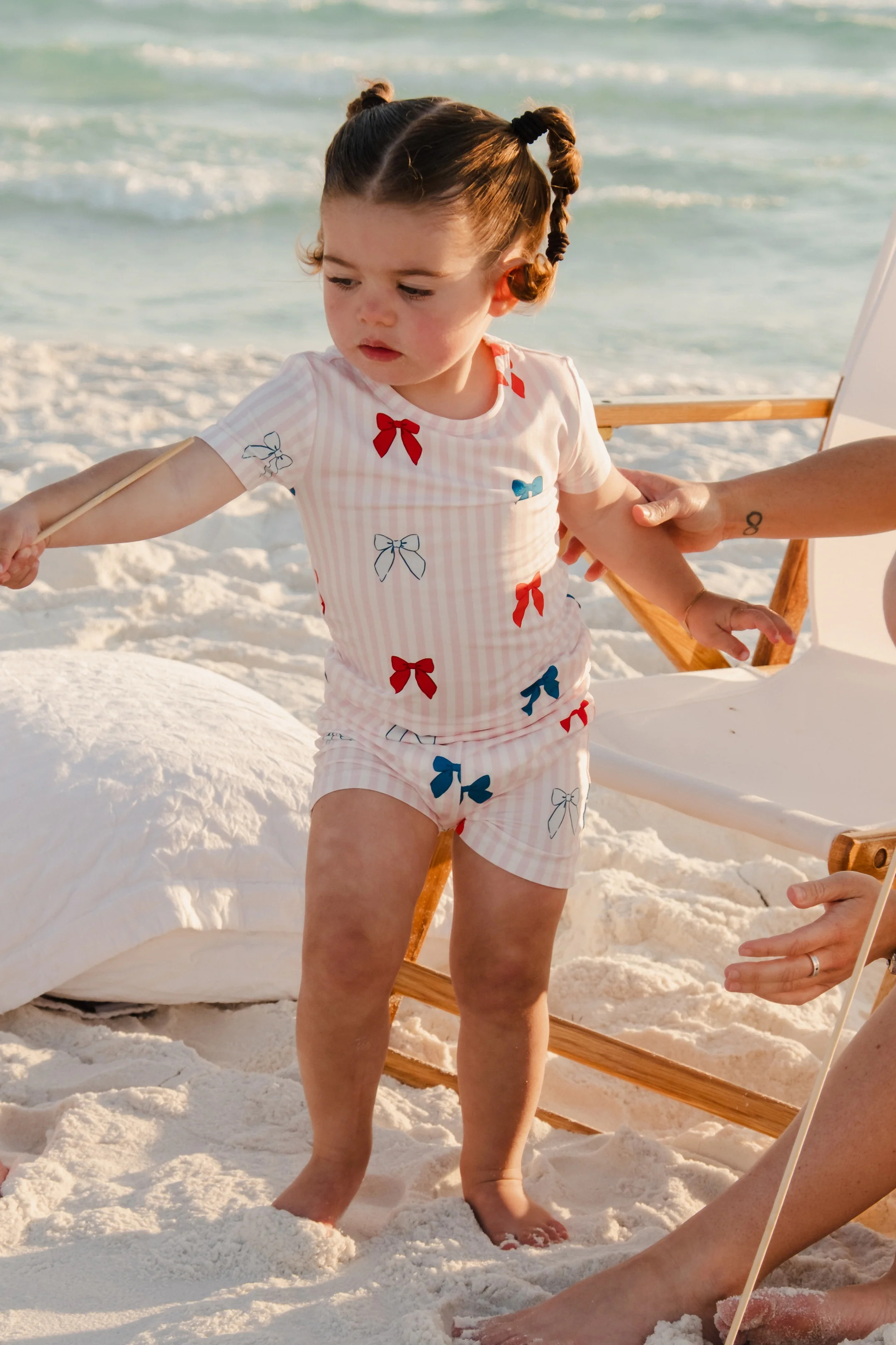 Liberty Bow Bamboo Kids Pajama Set | 4th of July Matching Pajamas | In My Jammers | In My Jammers