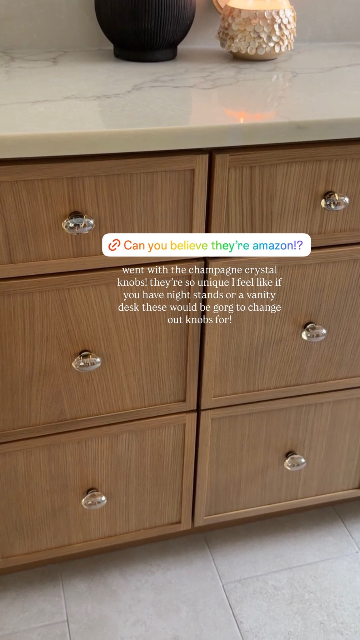 Bathroom cabinet knobs! So gorgeous and unique 

#LTKHome