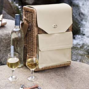 Country Canvas Wine Bag (4 Piece Set) | West Elm (US)