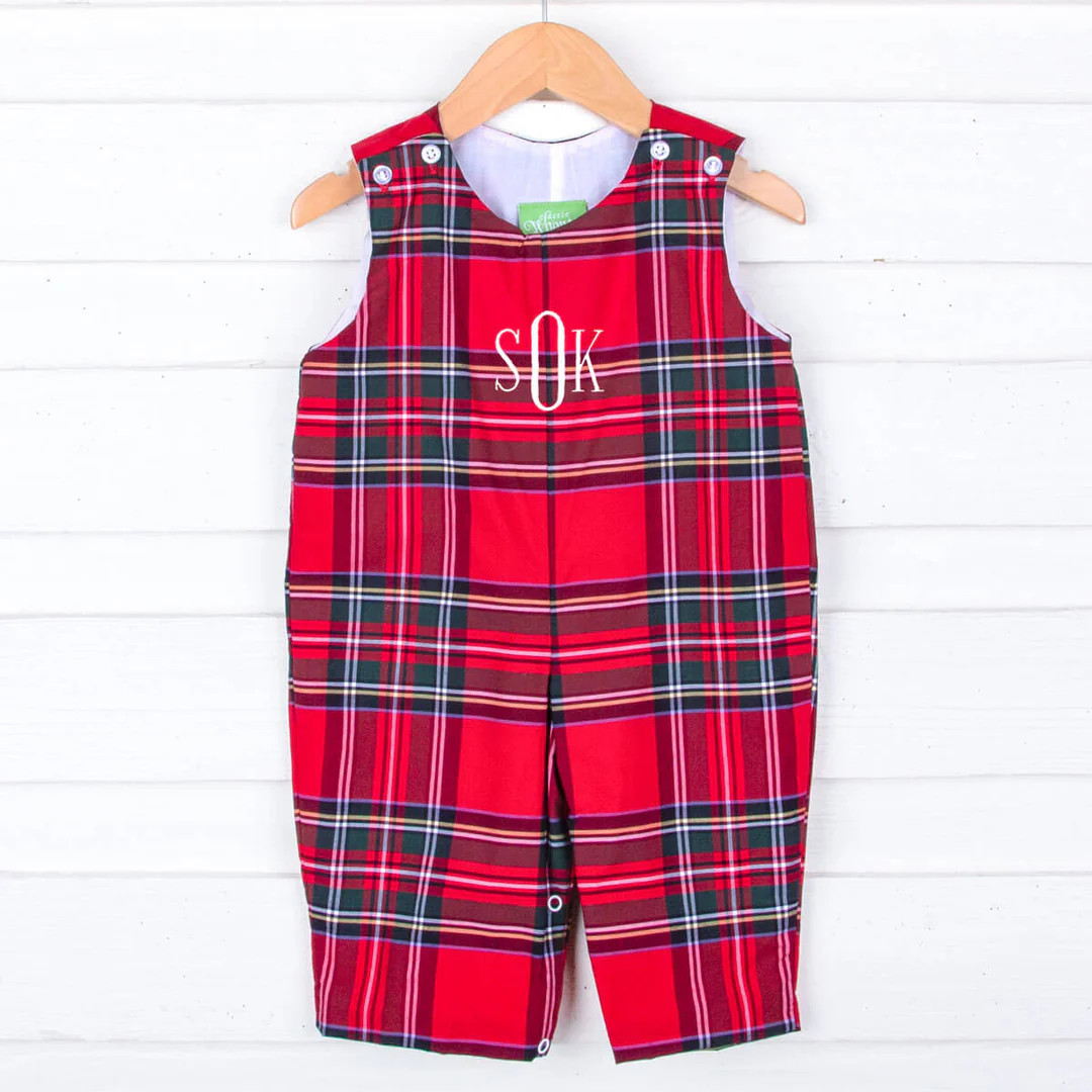 Goldbridge Plaid Red Longall | Classic Whimsy