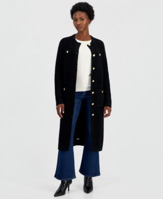 I.N.C. International Concepts Womens Long Boucle Duster Cardigan Macys Exclusive | Macy's