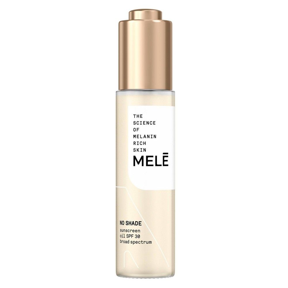 Mele No Shade Sunscreen Oil Broad Spectrum for Melanin Rich Skin - SPF 30 - 1 fl oz | Target