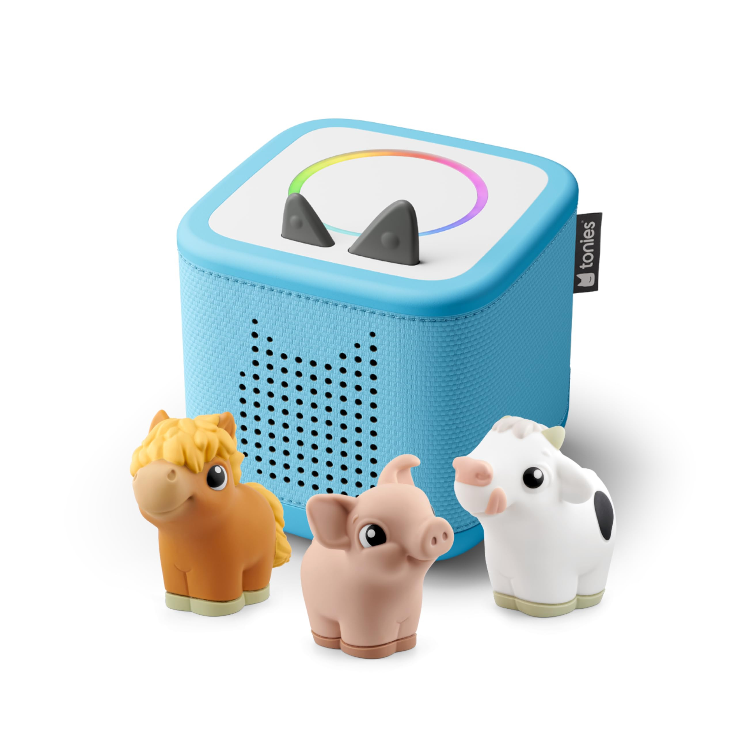 Toniebox 2 My First Farm Bundle for Kids 1+ with Soft and Squeezable Cow, Horse, and Pig - Sky Bl... | Amazon (US)