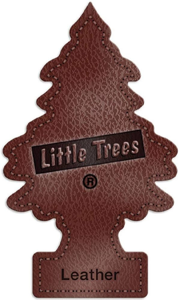 LITTLE TREES Car Air Freshener | Hanging Paper Tree for Home or Car | Leather | 3 Pack | Amazon (US)