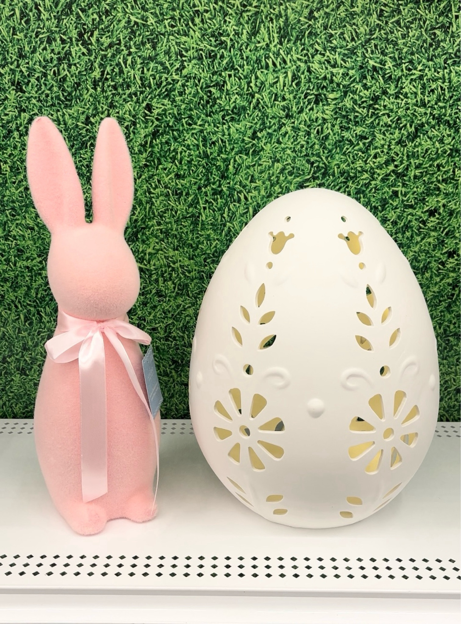 14" LED Ceramic Easter Egg Décor by Make Market (Lights up!)
🤍
16" Flocked Bunny by Ashland

#LTKSeasonal #LTKGiftGuide #LTKMostLoved