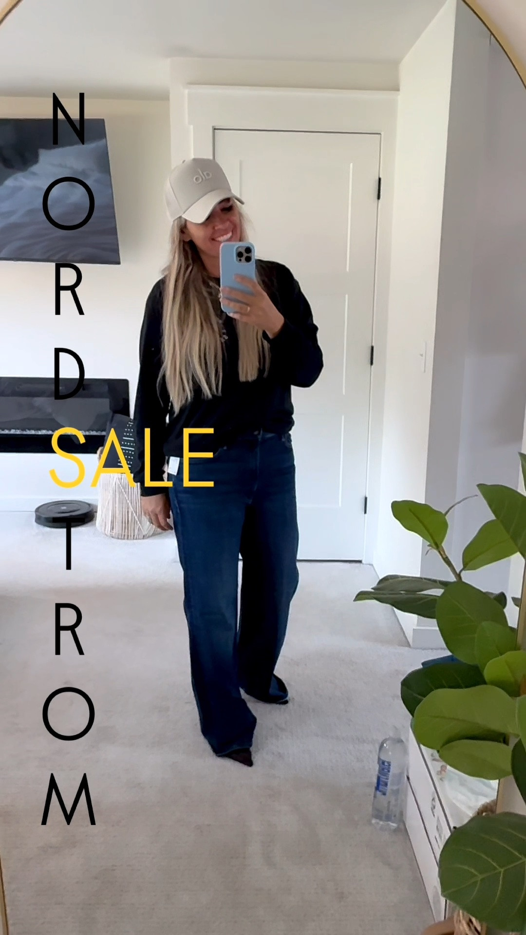 💛 Nordstrom Anniversary Sale
Wide leg dark wash denim.. yes for fall 🍂 Very stretchy and comfy. Only a few left. 
I did get my normal size 30, but could have sized down.

#LTKOver40 #LTKSaleAlert #LTKmomlife