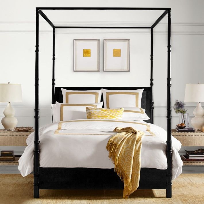 Cane Four Poster Bed | Williams-Sonoma