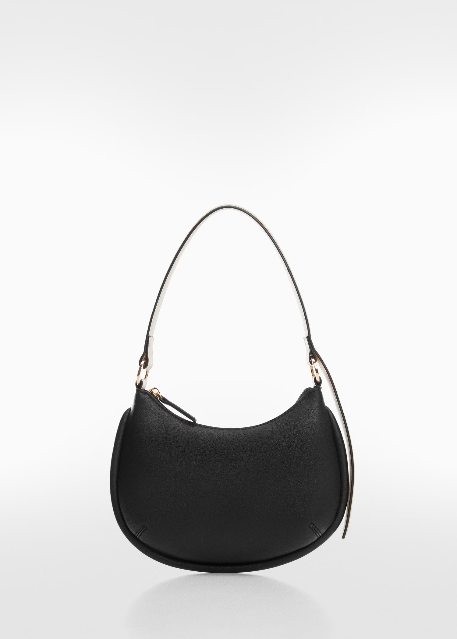 Leather-effect shoulder bag | MANGO (US)