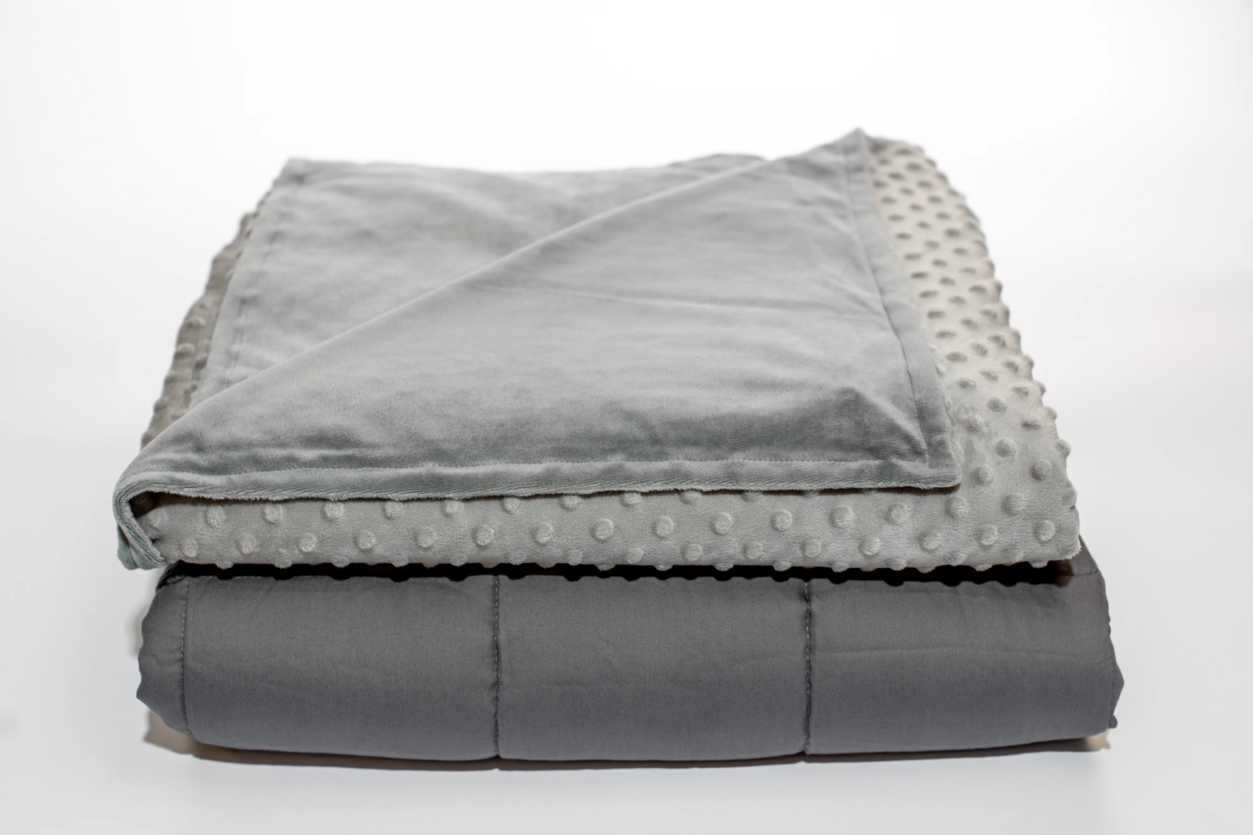 Quility Premium Weighted Blanket with Soft Cotton Cover, 41"x60", 7 lbs, Gray | Walmart (US)