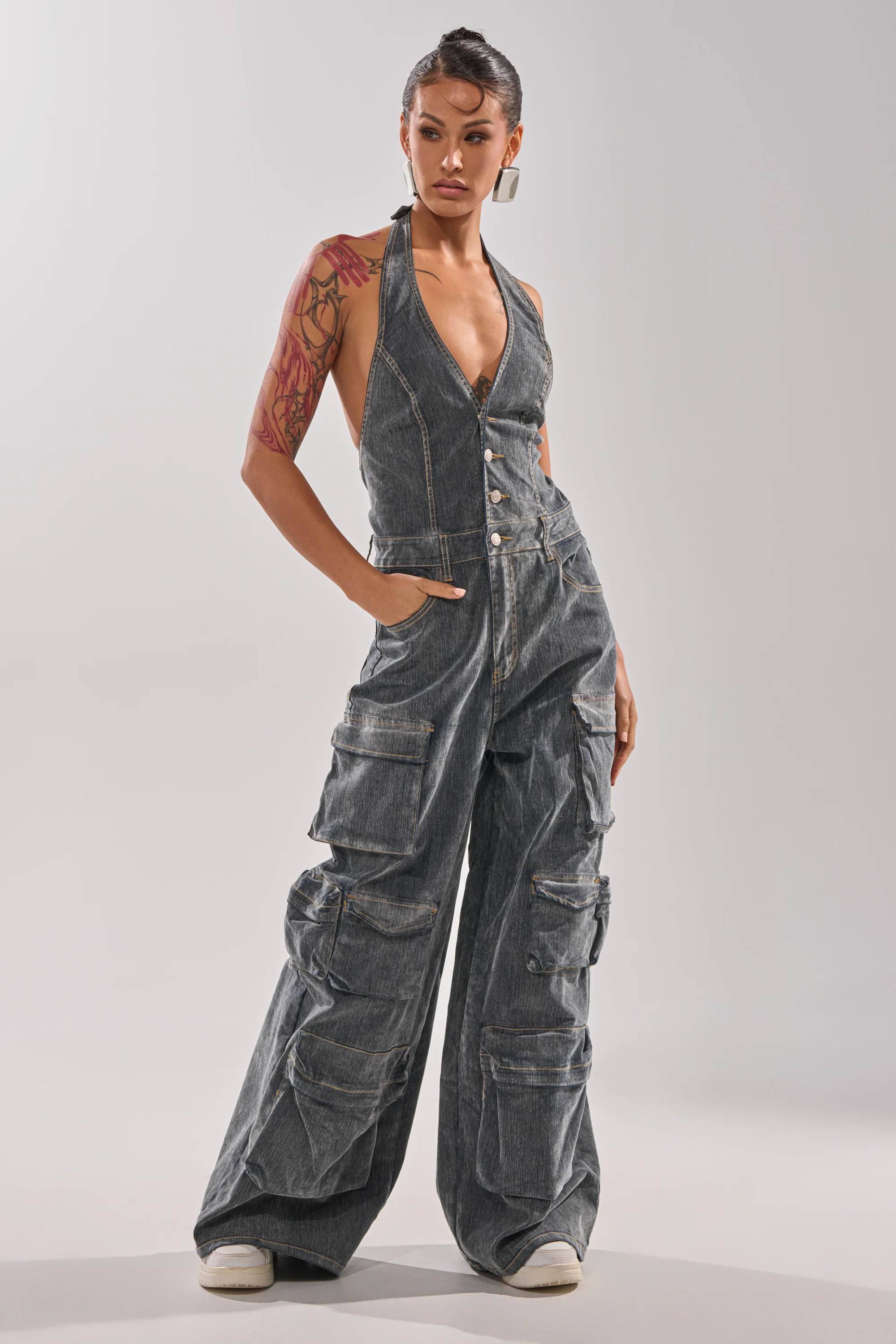 MELINDA VELVET JUMPSUIT | AKIRA