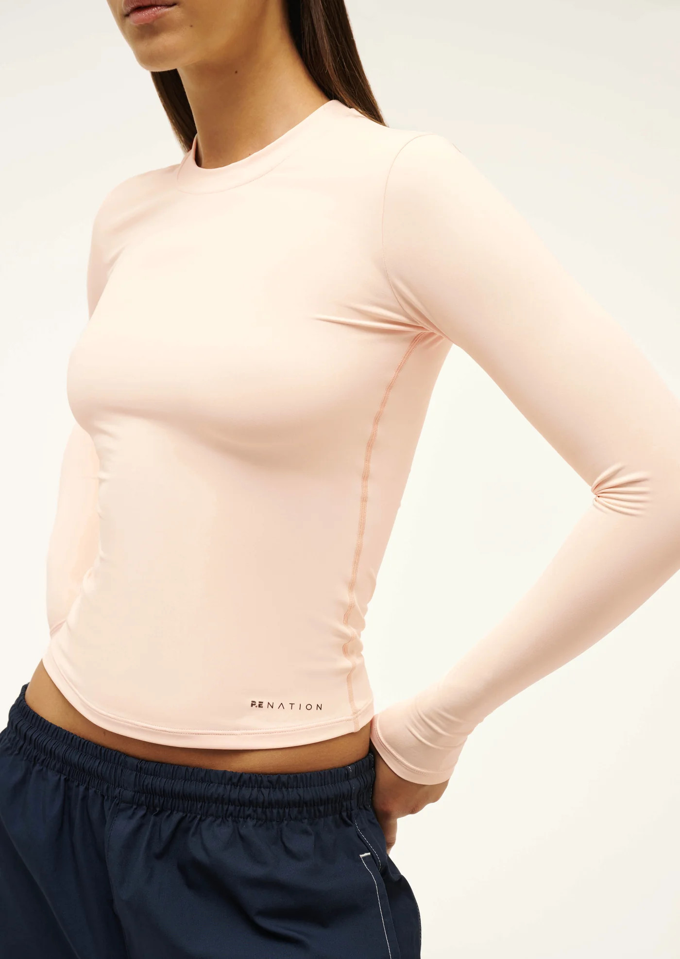 Foundation Long Sleeve Top | Blush | P.E Nation | P.E Nation US