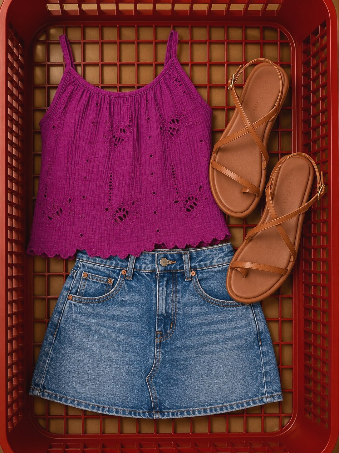 Target Summer Outfit Ideas Women's Sleeveless Embroidered Summer Gauze Tank and Mini Denim Medium Wash Skirt - Wild Fable 
@Target #target #targetstyle #targetfashion #targetlooks #summeroutfitideas #universalthread #summertanks #targetdeals #minidenimskirrs #targetsandals

#LTKgrwm #LTKootd #LTKTravel