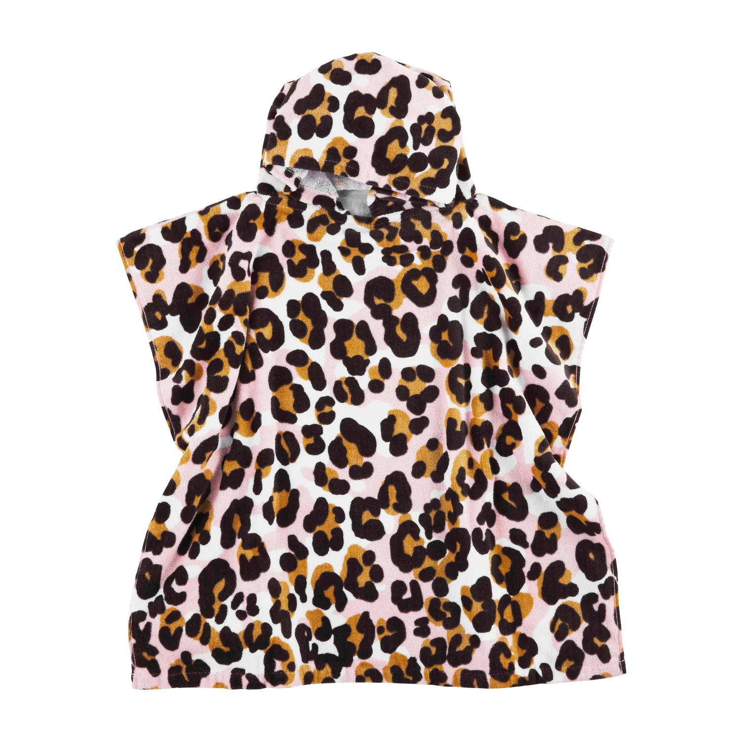 Pink Leopard Poncho Swim Cover Up | SpearmintLOVE