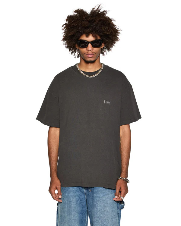 Hit List Ekcess Short Sleeve T-shirt - Faded Black  | Ksubi ++ | Ksubi (AU)