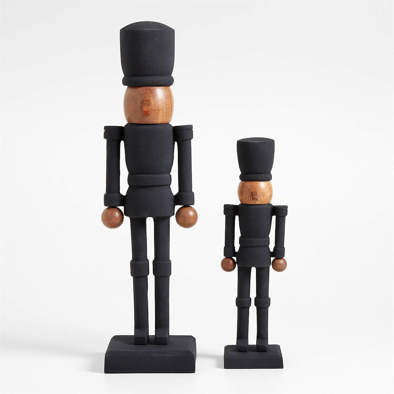 12" Zinc and Wood Holiday Nutcracker + Reviews | Crate & Barrel | Crate & Barrel