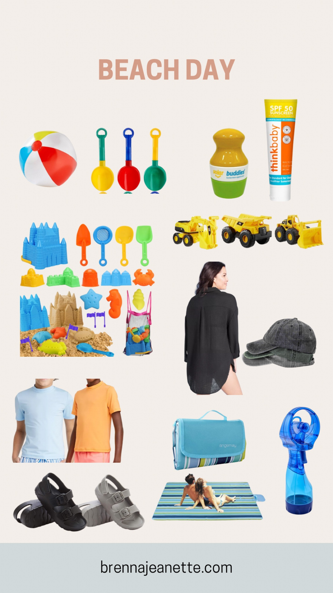 Beach Day ☀️ 

Toddler Beach Essentials, Beach Day with Kids, boys Rashgaurds, Picnic Beach Blanket May, Water Fan Spray Bottle, Sunscreen, Sunscreen Applicator, Beach Toys, Sand Toys, Sand Shovels, Women Baseball Hats Caps, Women Swim Cover Up

#LTKkids #LTKSeasonal #LTKfamily