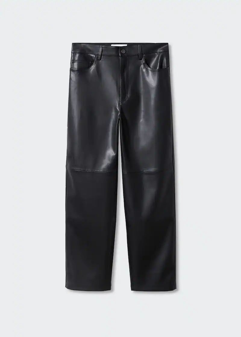 Search: Leather effect trousers (15) | Mango United Kingdom | MANGO (UK)