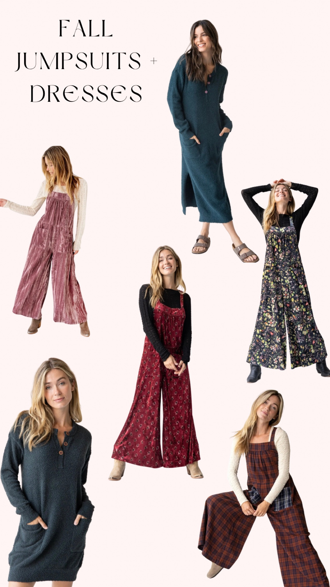 Love these jumpsuits paired with long sleeves or sweaters 🤩

#LTKSeasonal #LTKfindsunder50 #LTKstyletip