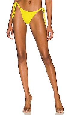 PQ Mila Tie Teeny Bikini Bottom in Sunshine from Revolve.com | Revolve Clothing (Global)
