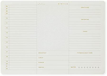 Pinesman - Elegant Daily Planner Pad - Daily Schedule, Tasks & To-Do List, 11.22" x 7.87", 52 Sheets | Amazon (US)