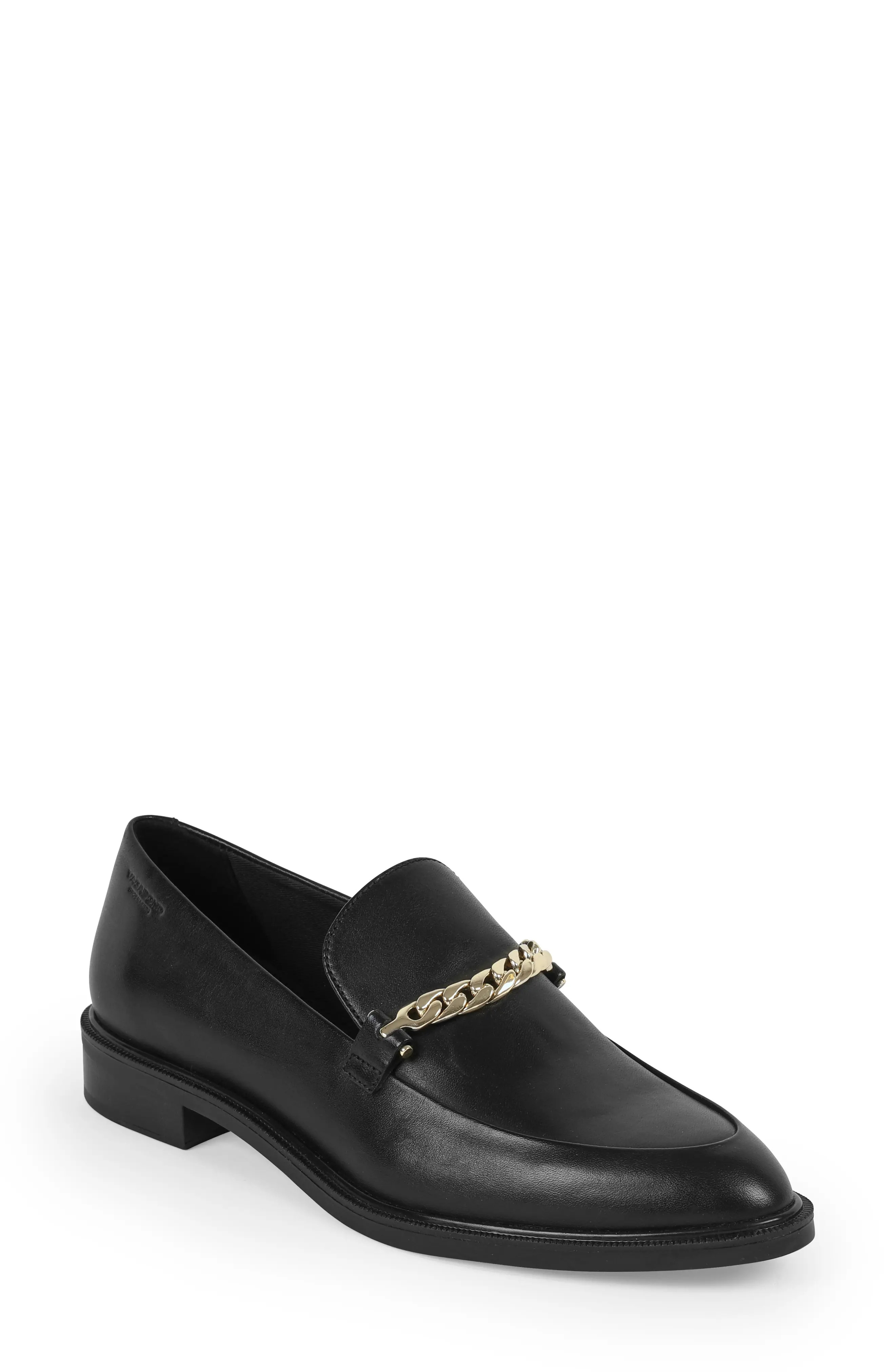 Vagabond Shoemakers Frances Chain Loafer in Black at Nordstrom, Size 11Us | Nordstrom